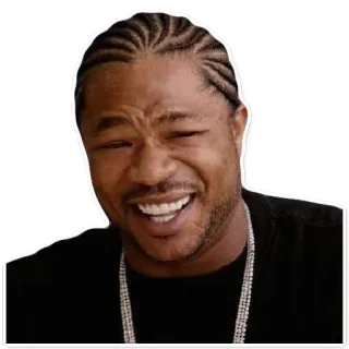 😄 Xzibit rapero, músico, celebridad, persona, sonrisa telegram sticker