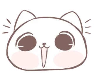 💭 แมว, สติกเกอร์, น่ารัก, สัตว์, การ์ตูน telegram sticker
