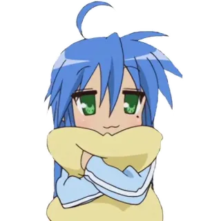❤️ Konata Izumi Lucky Star Anime, Manga, Konata, Chibi, Mono, Lucky Star telegram sticker