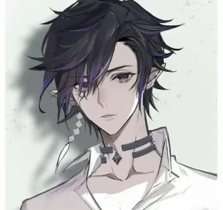 🐚 Anime, Manga, Personaggio, Uomo, Illustrazione, Arte telegram sticker