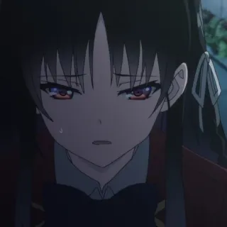😰 Anime, Garota, Triste, Mangá, Personagem, Japonês telegram sticker