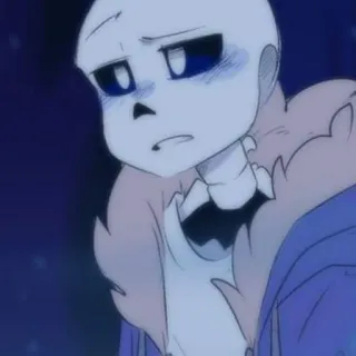☠️ Sans Undertale skeleton, videogame, undertale, character telegram sticker
