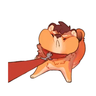 🐶 dog, cartoon, animal, cute, collar, pet telegram sticker