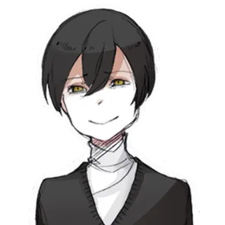 😅 Anime, Personaje, Retrato, Manga, Ilustración telegram sticker