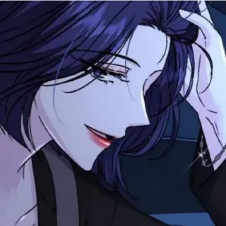 😁 phụ nữ, hoạt hình, manhwa, bản vẽ, chân dung, nhân vật telegram sticker