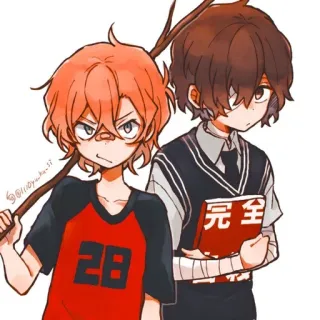😤 完全 Anime, Postać, Manga, Kreskówka, Japoński telegram sticker