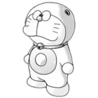 🎧 Doraemon doraemon, cartoon, anime, katze, roboter, manga whatsapp sticker