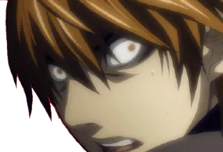 😰 Light Yagami Death Note อนิเมะ, มังงะ, Death Note, ยางามิ ไลท์, คิระ telegram sticker