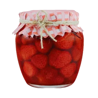 🍯 strawberry, jam, canning, fruit, preserved, sweet telegram sticker