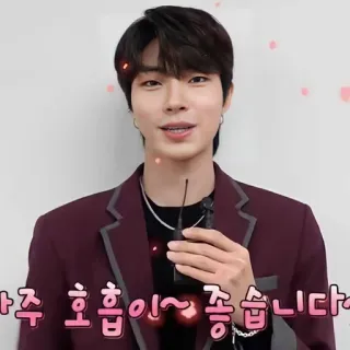 🥶 아주 호흡이~ 좋습니다! korean, actor, smile, person telegram sticker