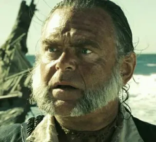 😳 Gibbs Pirates of the Caribbean pirate, Gibbs, personnage de film whatsapp sticker