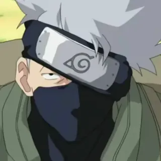 ⚡️ Kakashi Naruto anime, ninja, kakashi, naruto, cartoon, character telegram sticker