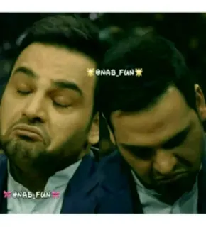 😕 @NAB_FUN portrait, men, faces, expression, funny, sad whatsapp sticker
