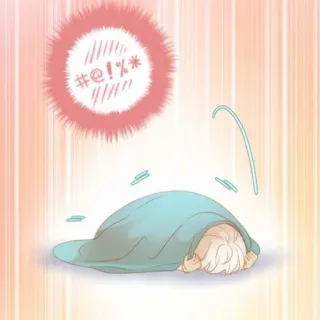 🌧 #@!%* ofensivo, dibujos animados, enojo, frustración telegram sticker