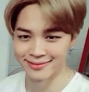 😐 Jimin kpop, jimin, bts, singer, asian, smile telegram sticker