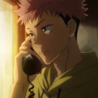 🍂 Yuji Itadori Jujutsu Kaisen Anime, Charakter, Männlich, Handy, Jujutsu Kaisen, Yuji Itadori whatsapp sticker