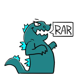 Godzilla telegram stickers