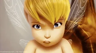 😬 Tinkerbell fee, flügel, cartoon, disney telegram sticker