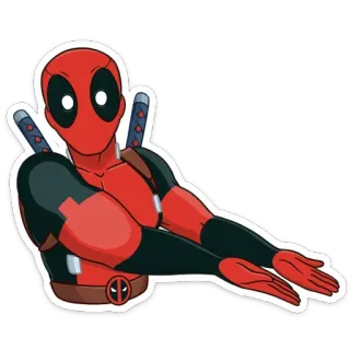 Дэдпул и Новый год (@TgSticker) telegram stickers