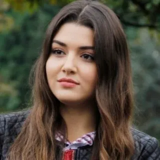 😉 frau, brünette, porträt, person, hande ercel whatsapp sticker