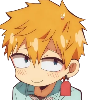 😳 Minamoto Kou Toilet-bound Hanako-kun Anime, Manga, Hanako-kun del baño, Minamoto Kou, Personaje, Chibi telegram sticker