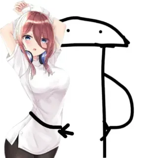 My waifu //@Anime_Flix_In// telegram stickers