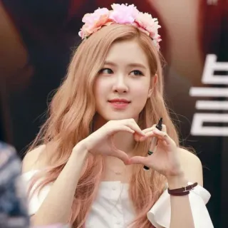 🐰 Rose k-pop, певец, айдол, Розэ, Blackpink, знаменитость telegram sticker