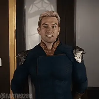 🥰 Homelander The Boys Homelander, The Boys, superhero, jahat, Anthony Starr, Prime Video telegram sticker