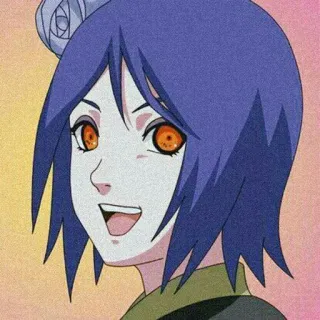 🌟 Konan Naruto anime, konan, naruto, ninja telegram sticker