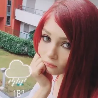 ☹️ 18 météo, pluie, nuage, température telegram sticker