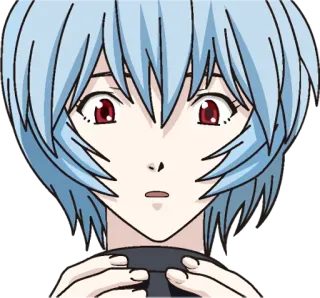 🙀 Rei Ayanami Neon Genesis Evangelion anime, manga, Rei Ayanami, Neon Genesis Evangelion telegram sticker
