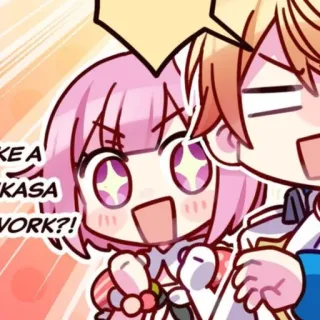 🤩 MAKE A
TSUKASA
WORK?! whatsapp sticker