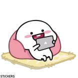 😃 cute, cartoon, character, ipad telegram sticker