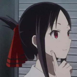 💈 Kaguya Shinomiya Kaguya-sama: Love Is War anime, kaguya-sama, love is war, kaguya shinomiya, cute, girl telegram sticker