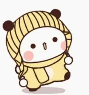 🕺 mignon, dessin animé, kawaii, jaune, personnage, adorable, doux telegram sticker