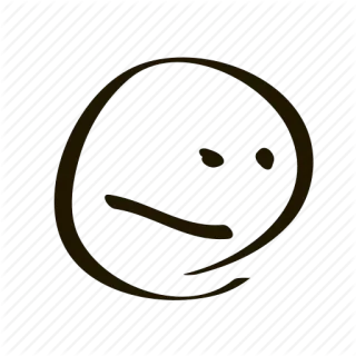 😠 smiley, gribouillage, minimaliste, emoji, simple, dessin animé telegram sticker
