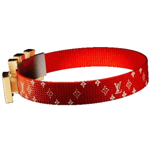 🙏 rouge, Louis Vuitton, bracelet, créateur, mode, accessoire whatsapp sticker