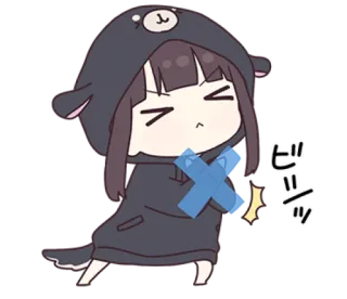 @waesticker kurumi-chan.10 whatsapp stickers
