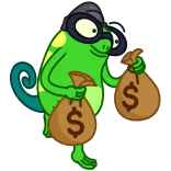 Chameleo telegram stickers
