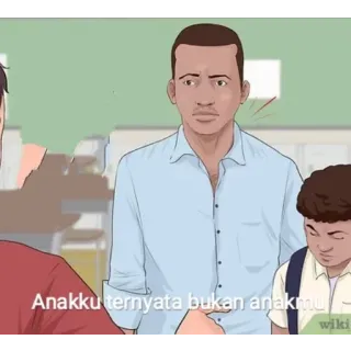 😦 Anakku ternyata bukan anakmu telegram sticker
