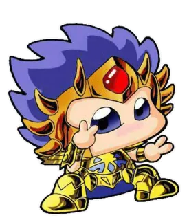 ✌ Anime, Dibujo animado, Personaje, Paz, Kawaii, Lindo telegram sticker