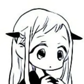 🫐 Anime, Manga, Carino, Kawaii, Cartone animato, Illustrazione telegram sticker