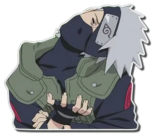 😣 Kakashi Hatake Naruto anime, kakashi, naruto, cartoon telegram sticker