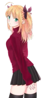 😊 Anime, Cô gái, Dễ thương, Minh họa, Manga telegram sticker