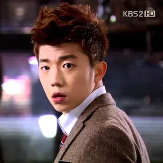 😲 KBS2 HD man, portrait, korean, person, tv screen capture, hd telegram sticker