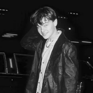 ⛓ Leonardo DiCaprio 演员, 莱昂纳多·迪卡普里奥, 年轻, 肖像, 名人 telegram sticker