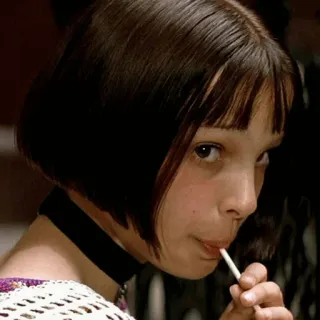 ✨ Matilda menina, pirulito, Matilda, personagem, filme telegram sticker