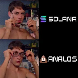💩 Peter Parker Spider-Man SOLANA
ANALOS Meme, Cripto, Finanzas, Moneda whatsapp sticker
