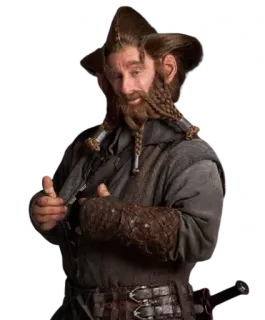 🧔 Fili The Hobbit Fili, dwarf, The Hobbit, fantasy, character, beard telegram sticker