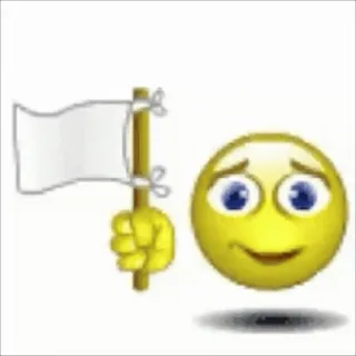 🏳️ smiley telegram sticker